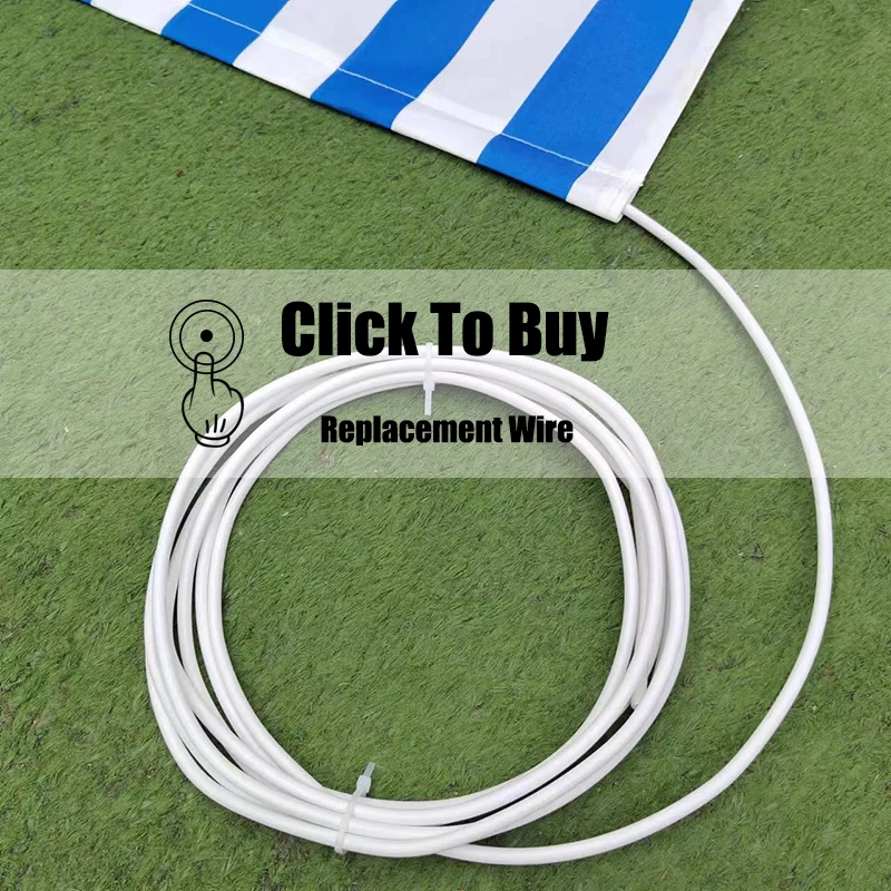 2,5 m/3 m/3,5 m/4 m/5 m Ladenbanner, Ersatz, wasserdichte Stoffstreifen, gewelltes Volant, Sonnenschutz, Baldachin, Terrassenmarkise – Detail 3