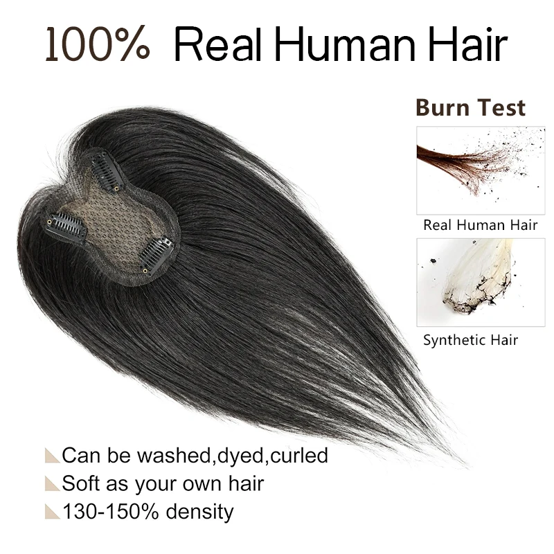 100% Human Hair 7X10cm Butterfly Hairnet Extensions Improve Hair Volume Hair Topper Wig Piece Swiss Lace Pieces Wigs for Women