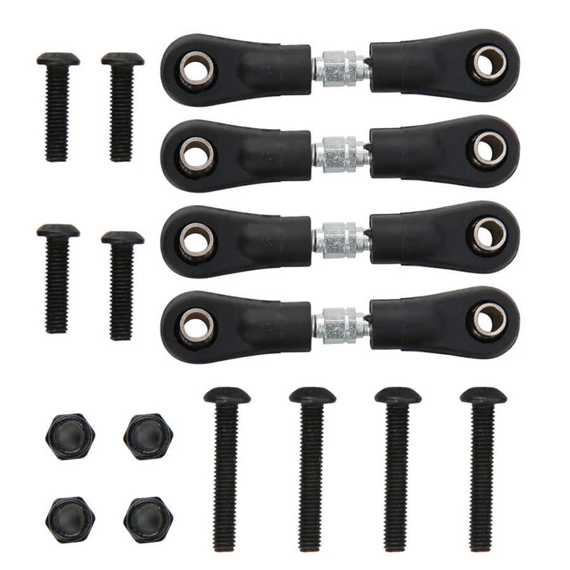 4Pcs Link Pull Rod For 1/10 RC Drift On Road Touring Car(HSP HPI Himoto SST RACING LRP 3Racing Tamiya 58658 Kyosho)