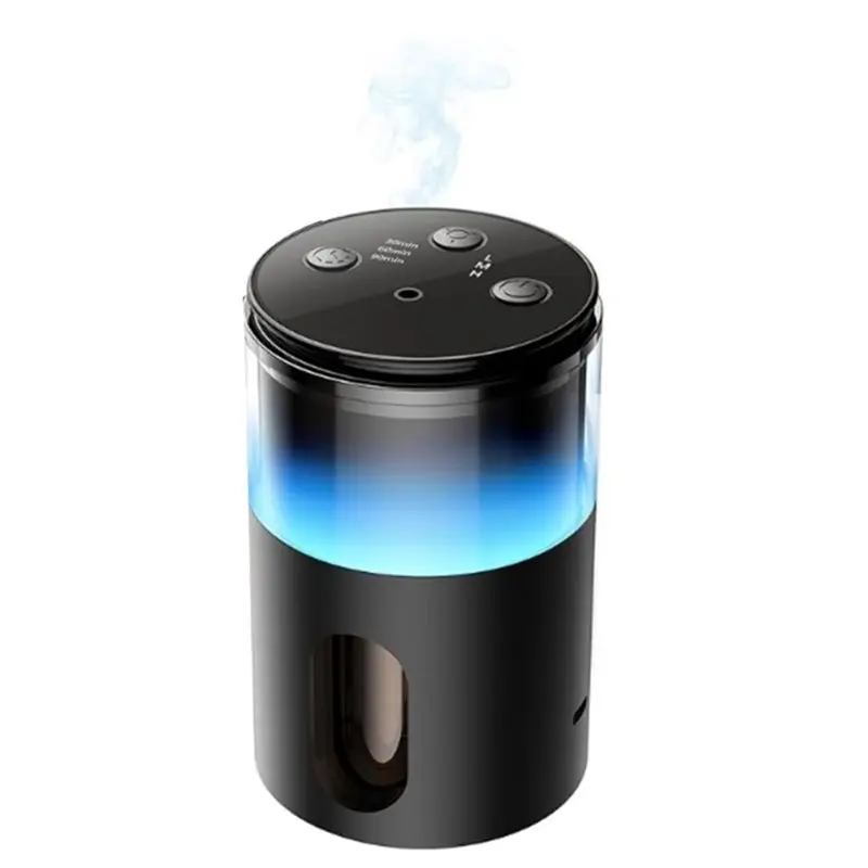 

【BRAND NEW】Waterless For Essential Oil Diffuser:Mini Battery Powered Scent Machine For Room, Home, Car Featuring 9 Color LED Lig