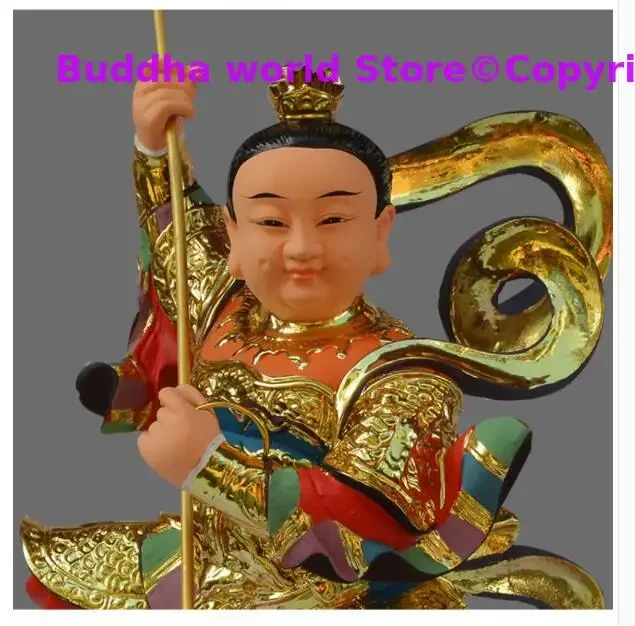 LARGE GOOD Asia HONG KONG HOME Taoist Temple Patron saint NE ZHA SAN TAIZI God statue bless safety health good luck statue