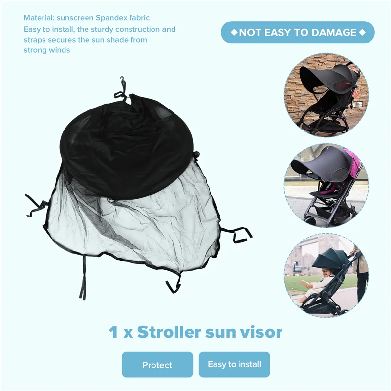 AS96-نسخة مطورة من عربة طفل الشمس قناع النقل الشمس الظل غطاء المظلة لعربات الأطفال عربة اكسسوارات مقعد السيارة عربات التي تجرها الدواب P