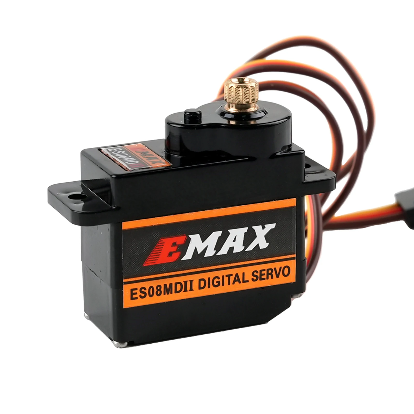 

EMAX ES08MD II 12g Mini Digital Servo - Metal Gear High Torque (4.8-6V) for RC Car/Plane/Robot & STEM Toys
