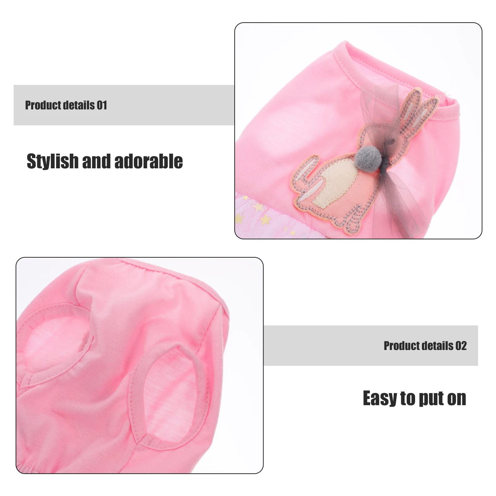 

Pet Lace Skirt Ups Puppy Small Dog Costume Clothes White Tutu Spring and Autumn