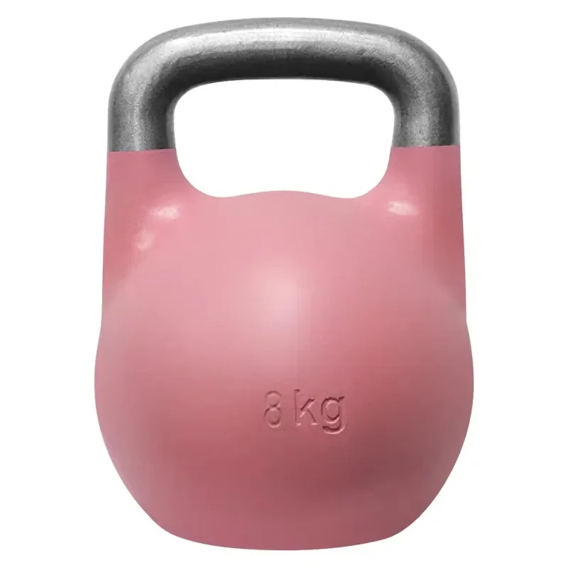 Coated Cast Iron Kettlebell Colored Stylish Design Unisex For Home Strength Training And Fitness Workout