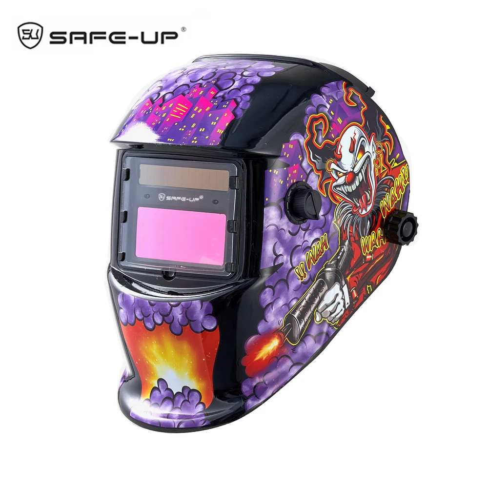 Auto Darkening Welding Helmet 4 Arc Sensor Solar Cell Powered Welding Mask Hood for MIG TIG ARC Stick Welder Cap