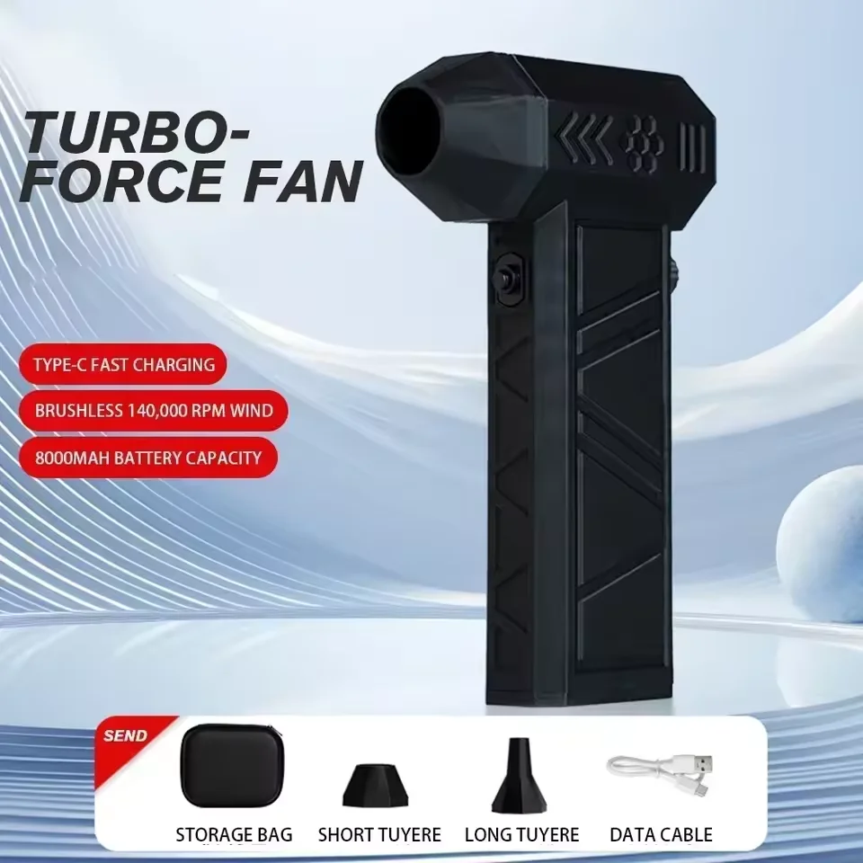 

250000RPM Mini Air Vacuum Turbo /s-Electric Turbo Blower 53m/s-eltifunctional Blowing Dust Dryer