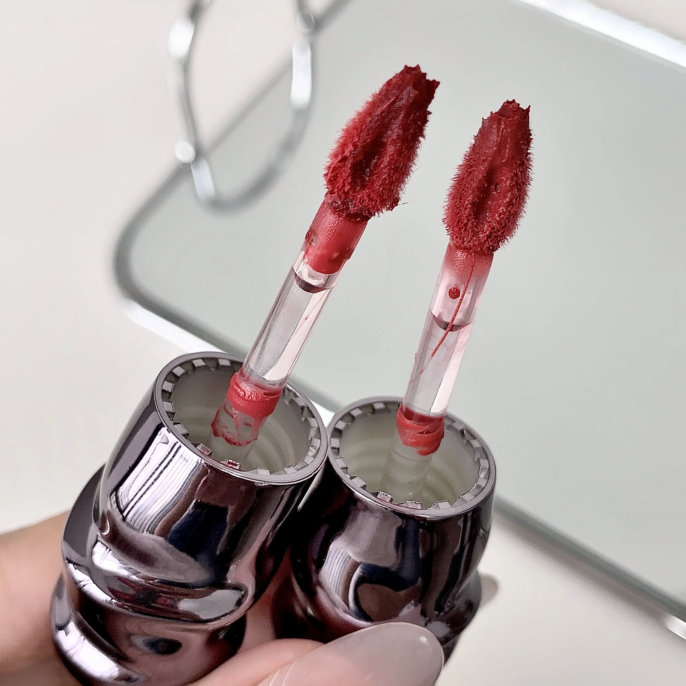 SHAQINUO Matte Velvet Autum&Winter Lip Mud Lip Cream Lip Clay Long-lasting Color Non-drying Lipstick