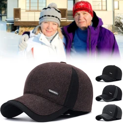 2025 Hunting Duck Tongue Hat Winter Thermal Suitable Dad The Elderly Outdoor Sports Fishing Sunscreen Hat Plush Windproof Hat