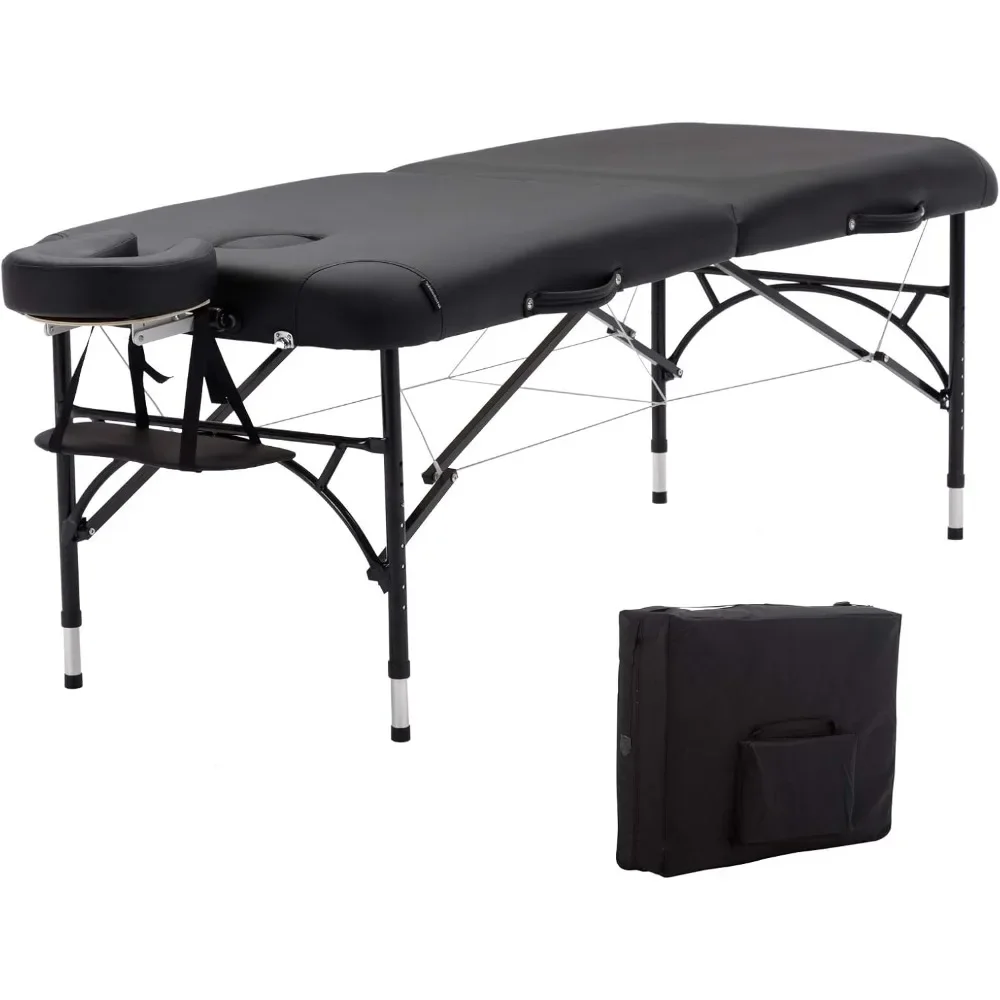

30" Width Portable Lightweight Massage Table Facial Solon Spa Tattoo Bed with Aluminium Leg,