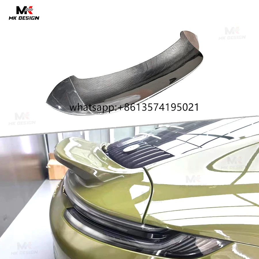 

992 Wing SC Style Carbon Fiber Rear Trunk Lip Spoiler Wing for 2019-2022 Porsche 911 992 Carrera Targa Upgrade Car Parts Spoiler