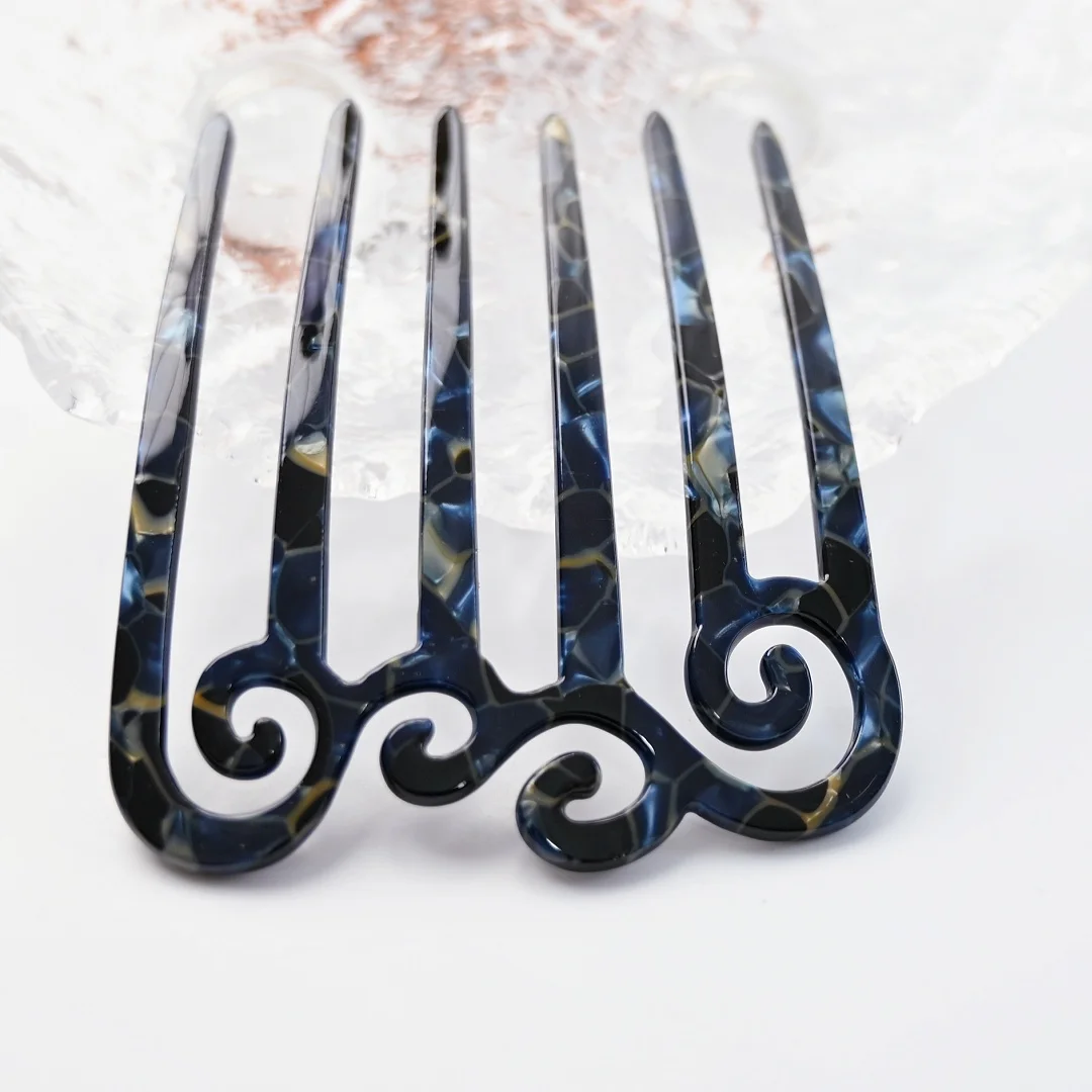 

Hair Combs for Women and Girls High Grade Acetate Hair Accessories Present Headwear French Fashion Hair CLips