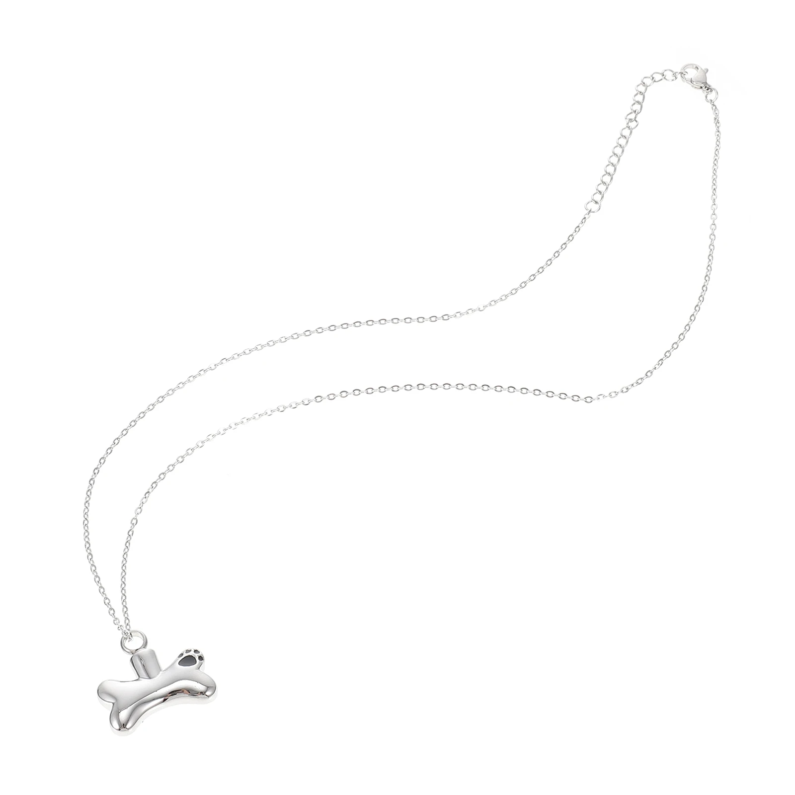 

Titanium Steel Memorial Necklace Creative Jewelry Pet Ash Pendant Perfume Container Elegant Durable Lightweight Storage