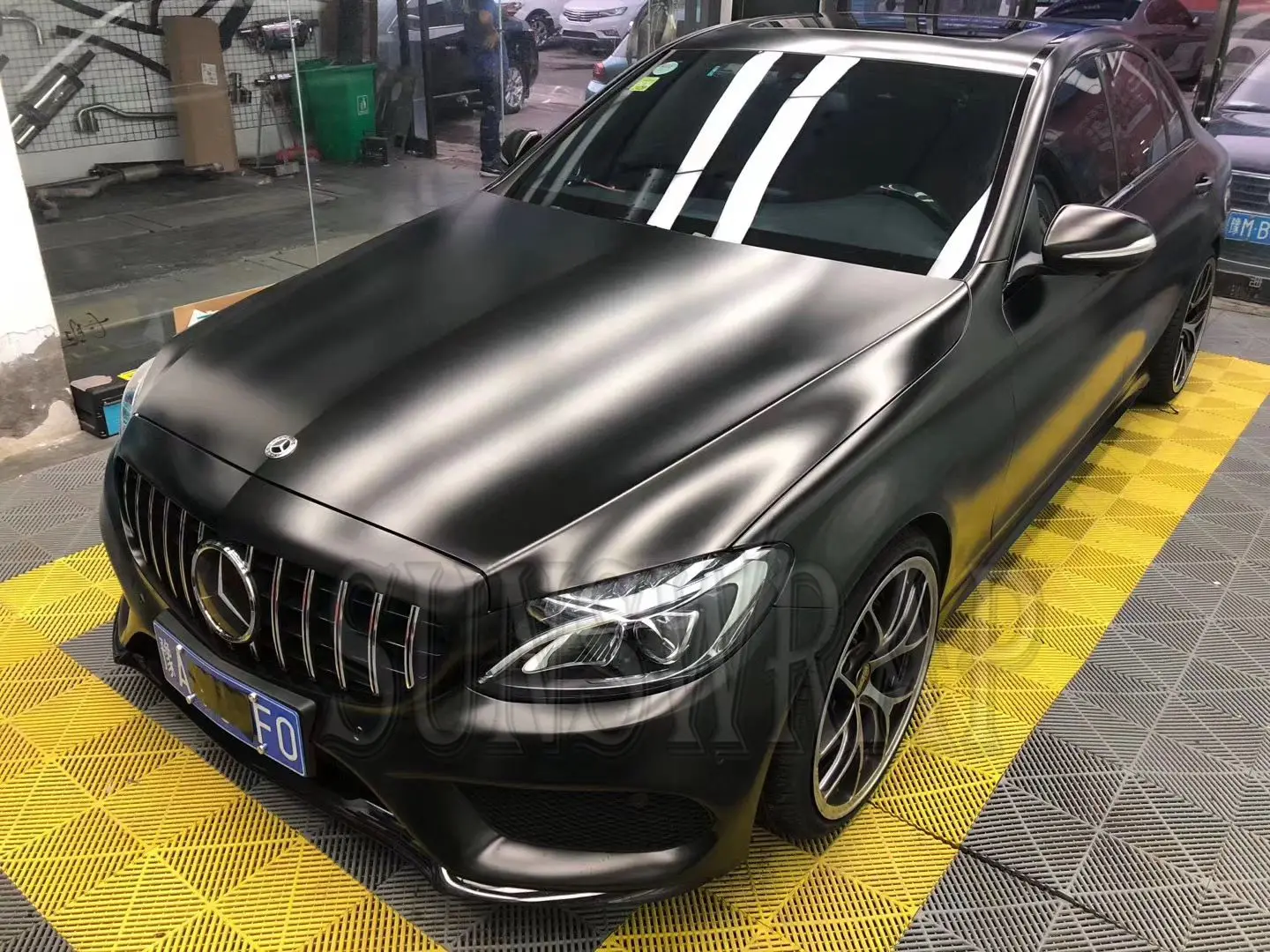 5x59ft/roll Car Body Wrap Film Satin Matte Chrome Metallic Black Vinyl Film Car Sticker Decal Car styling Wrap Sheet Roll Film