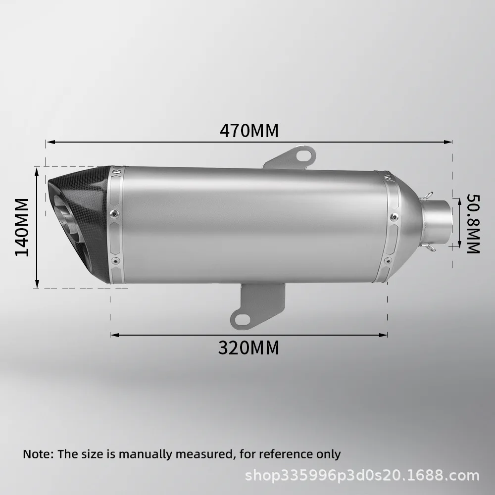 Motorcycle Modification Mid-section Tail Exhaust Forza300/350 Nss300 Nss350 21-23 Years