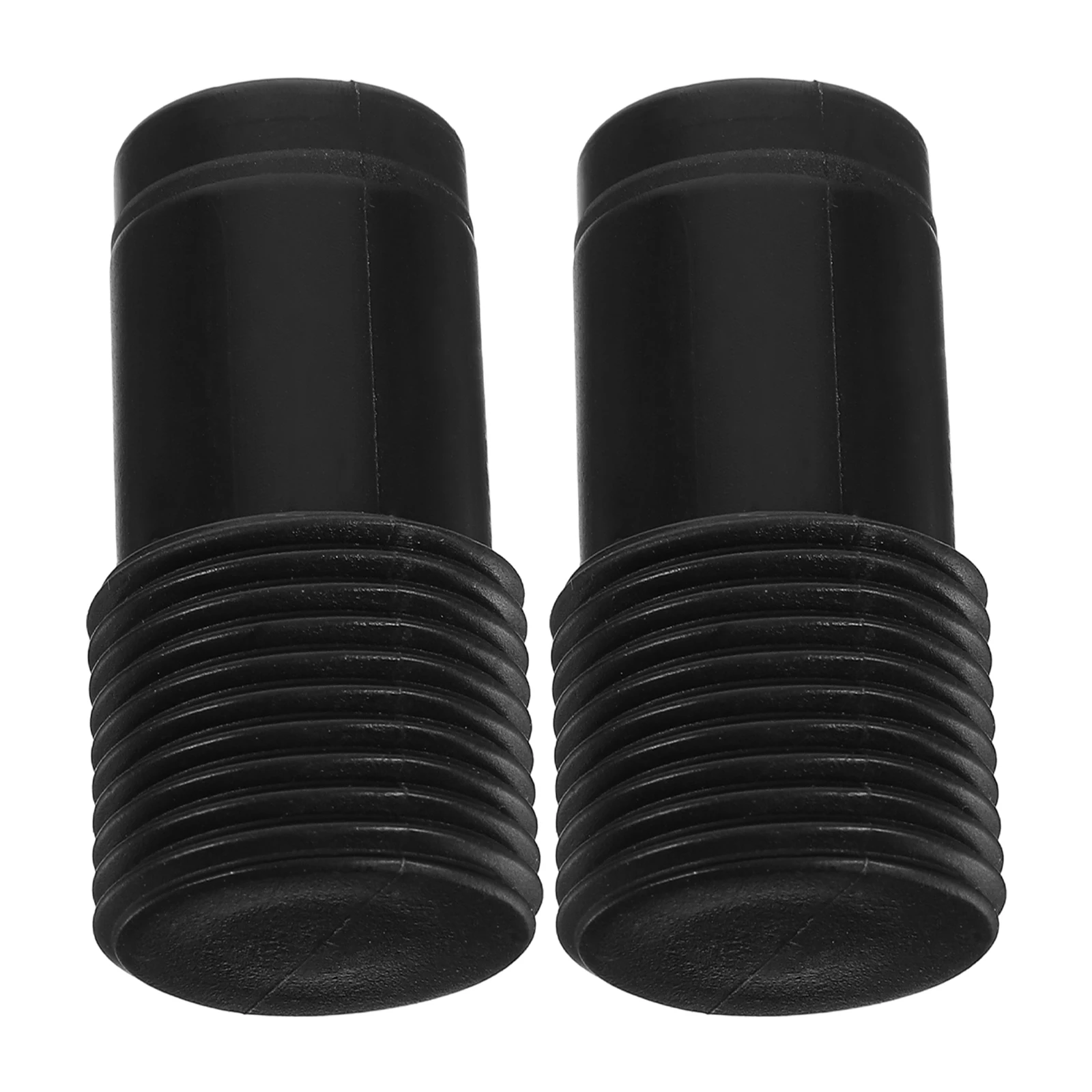 2 Stuks Schroefdraad Hoofd 22Mm Holle Pijp Tip Metalen Paal Bezem Handvat Uitbreiding Adapter Mop Borstel Telescopische Staven duurzame Vervanging