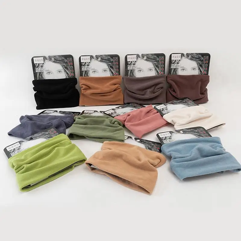 رشاقته أفخم غطاء الرقبة الرأس بلون الرقبة الدائري الأوشحة مريحة في الهواء الطلق وشاح للرقبة البلوز حماية للجنسين وشاح التزلج