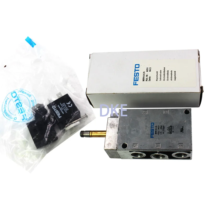 

Festo MFH-5-1/4 6211 с катушкой 220V AC 24V DC 5/2-Way Пневматический клапан Tiger классический электромагнитный клапан