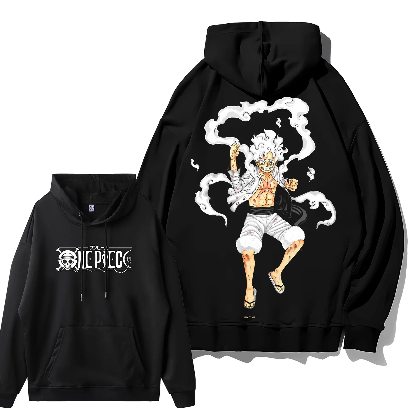 

Autumn and Winter Two-dimensional ONE PIECE Straw Hat Luffy Trend Hooded Sweater Casual Parent-child Hooded Sweatshirt Jacket