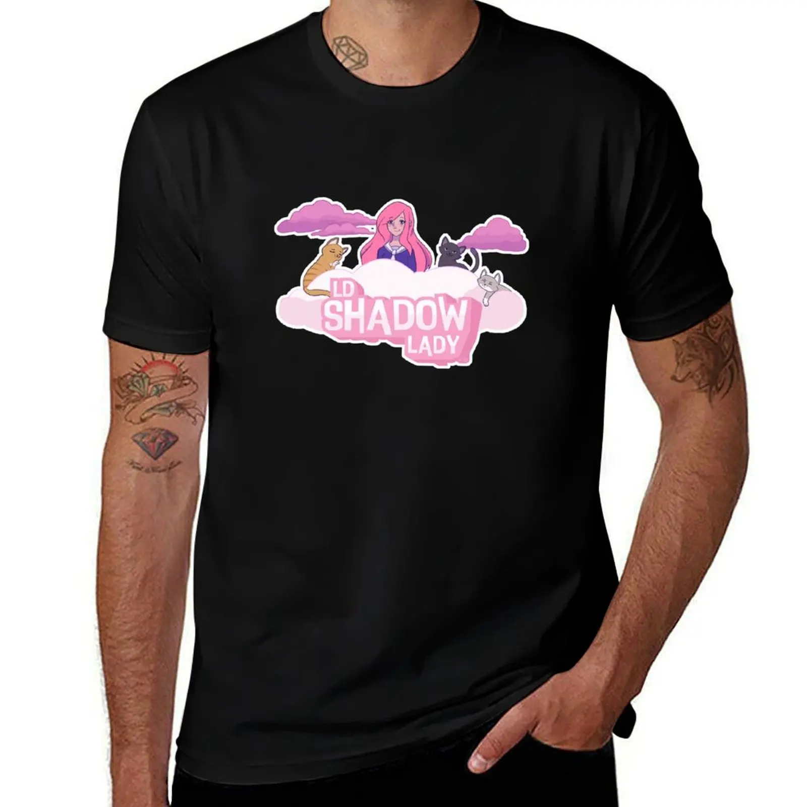 Lizzie with her cats T-Shirt essential t shirt T-Shirt