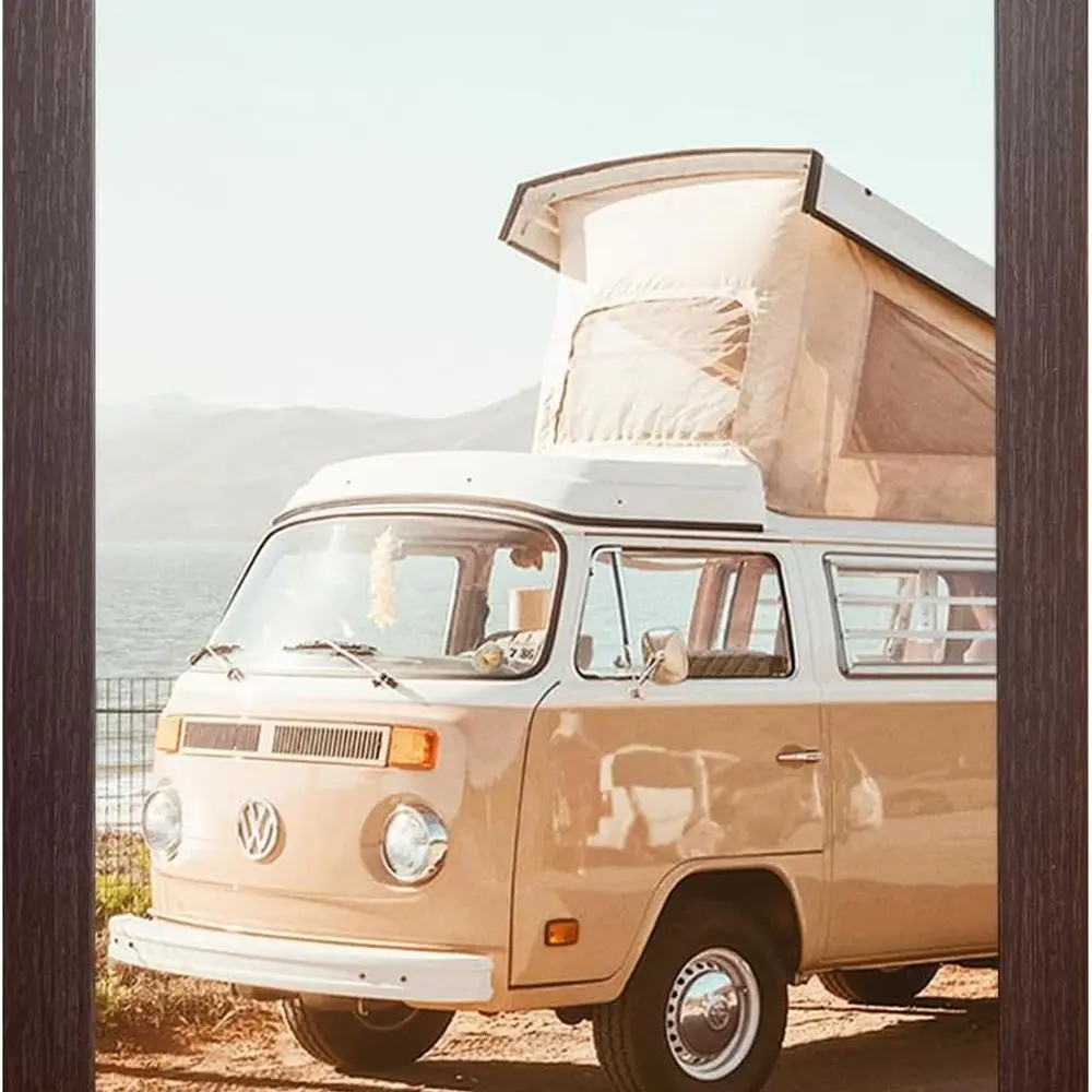 

Large 23.4x33.1 Walnut-Style Poster Frame - Ideal for Wall Art, Photos, and Gifts