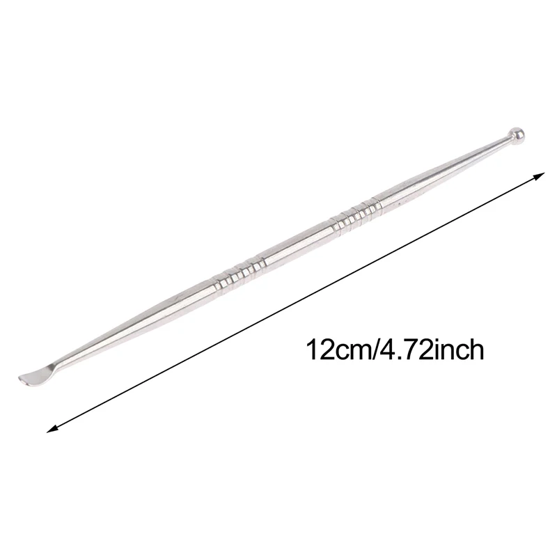 

Инструмент для удаления ушной серы 2-в-1 с точечным зондом для акупунктуры — очиститель ушной серы из нержавеющей стали для рефлексологии ушей и здравоохранения