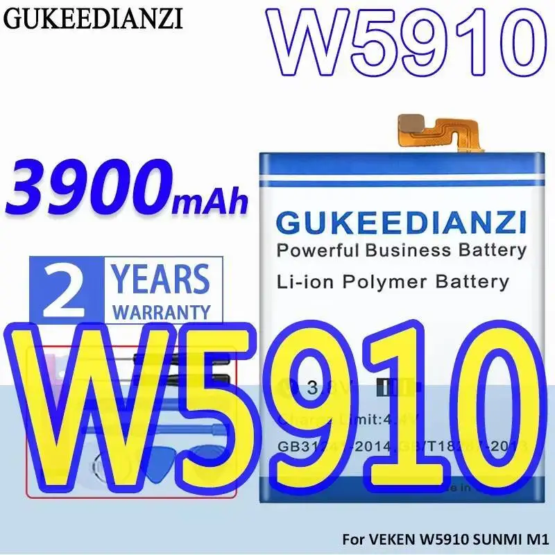 

Environmentally Friendly Mobile Phone Battery High Performance For Veken W5910 Sunmi M1 3900Mah