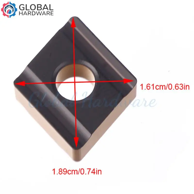 Двухцветная прорезная пластина CNMG120408L-LS SP3200. Токарная пластина из стали отрицательного типа, износостойкая и гладкая.