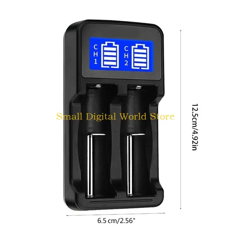 77UB LCD Universal Battery 2-Slot for 18650/18490/18350/17670/18350/17670