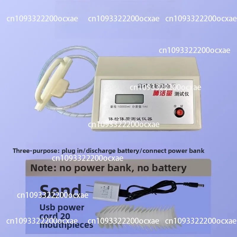 Spirometer Electronic Handheld Spirometry Tester Physical Examination Mouthpiece Breath Test