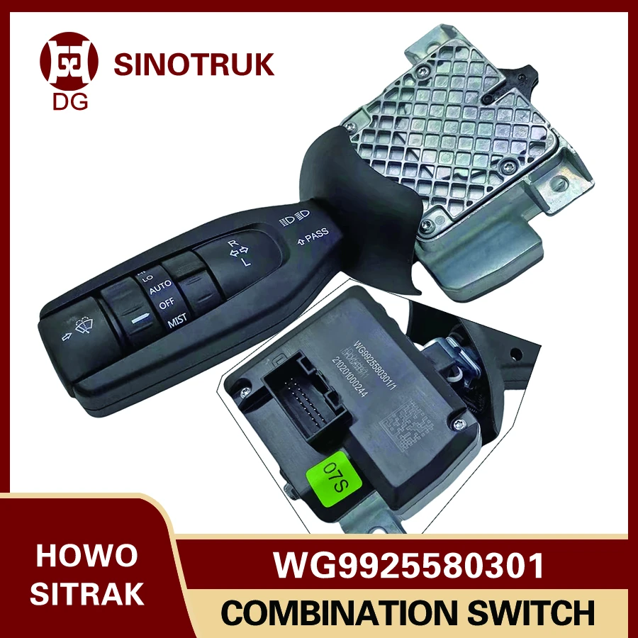 

Переключатель на руле грузовика WG9925580301 для Sinotruk HOWO Комбинированный переключатель освещения стеклоочистителя MAX Комбинированный переключатель поворотников
