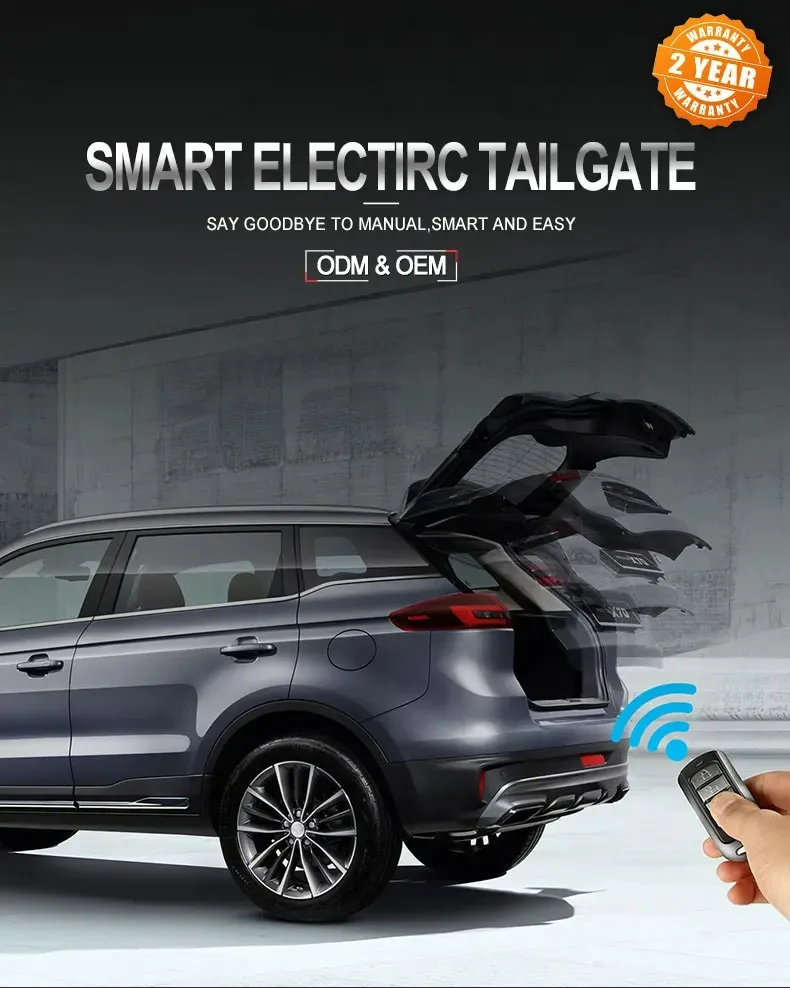 Najnowocześniejsza technologia nadaje się do elektrycznego podnośnika klapy bagażnika Toyota Sienta, wyposażonego w czujnik nożny.