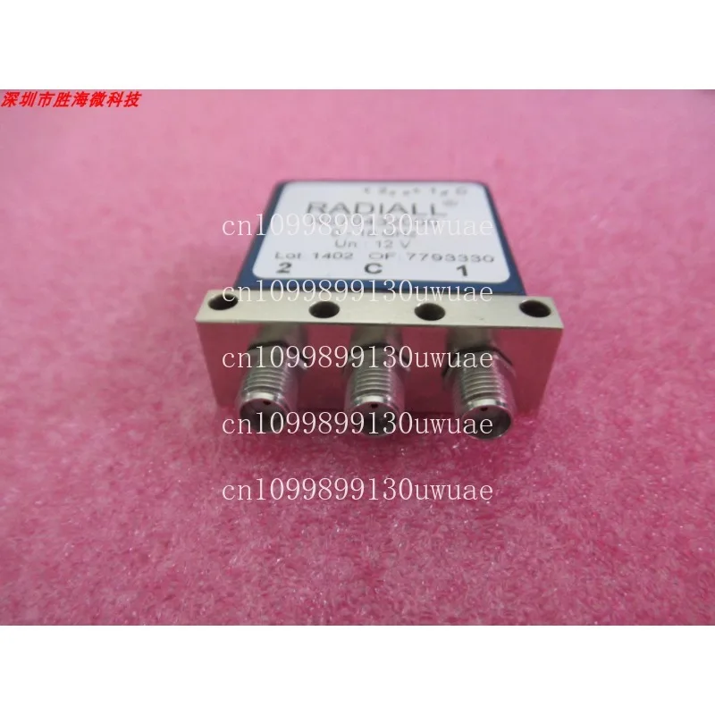 RADIALL importado R570432000 DC-18GHz 12V SPDT RF interruptor coaxial mecânico