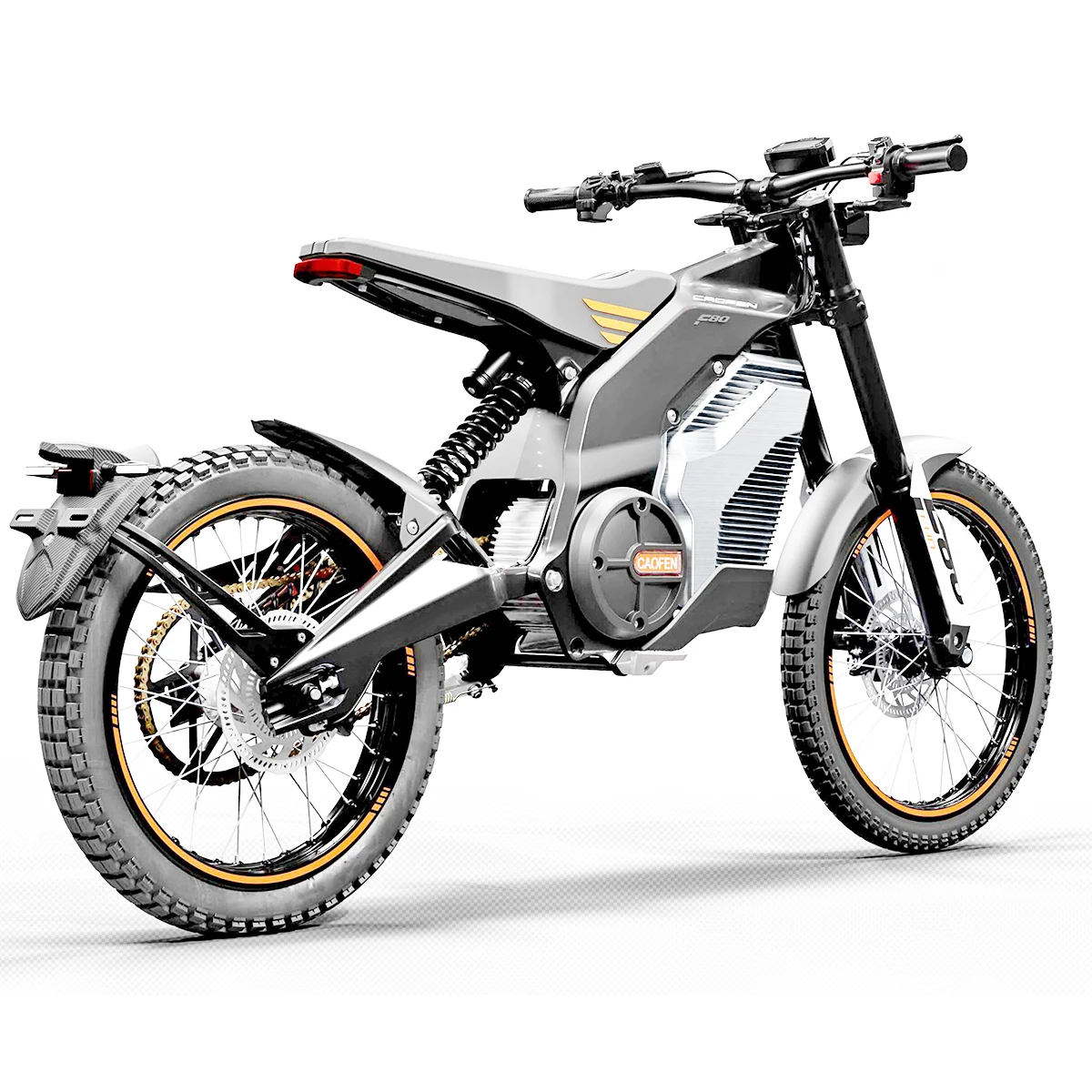 CAOFEN F80 electric motorcycle two-wheel off-road road electric bike 72v48ah Maximum power 8000w Medium motor direct ebike