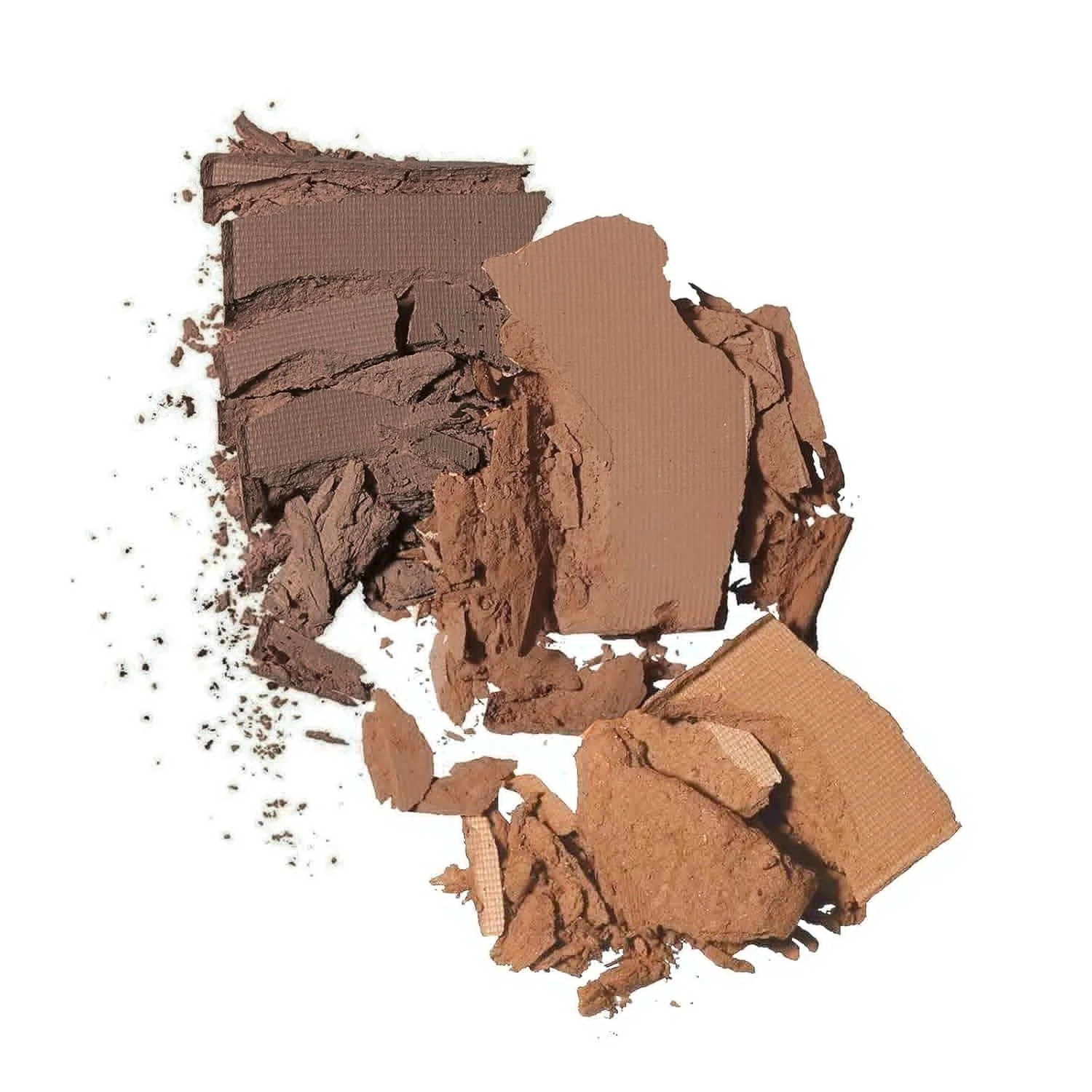 Mat 3-kleuren wenkbrauwpoederpalet met borstel - Natuurlijke 3D-vorm, waterdicht, langdurig, eenvoudig aan te brengen voor Kerstmis en winter