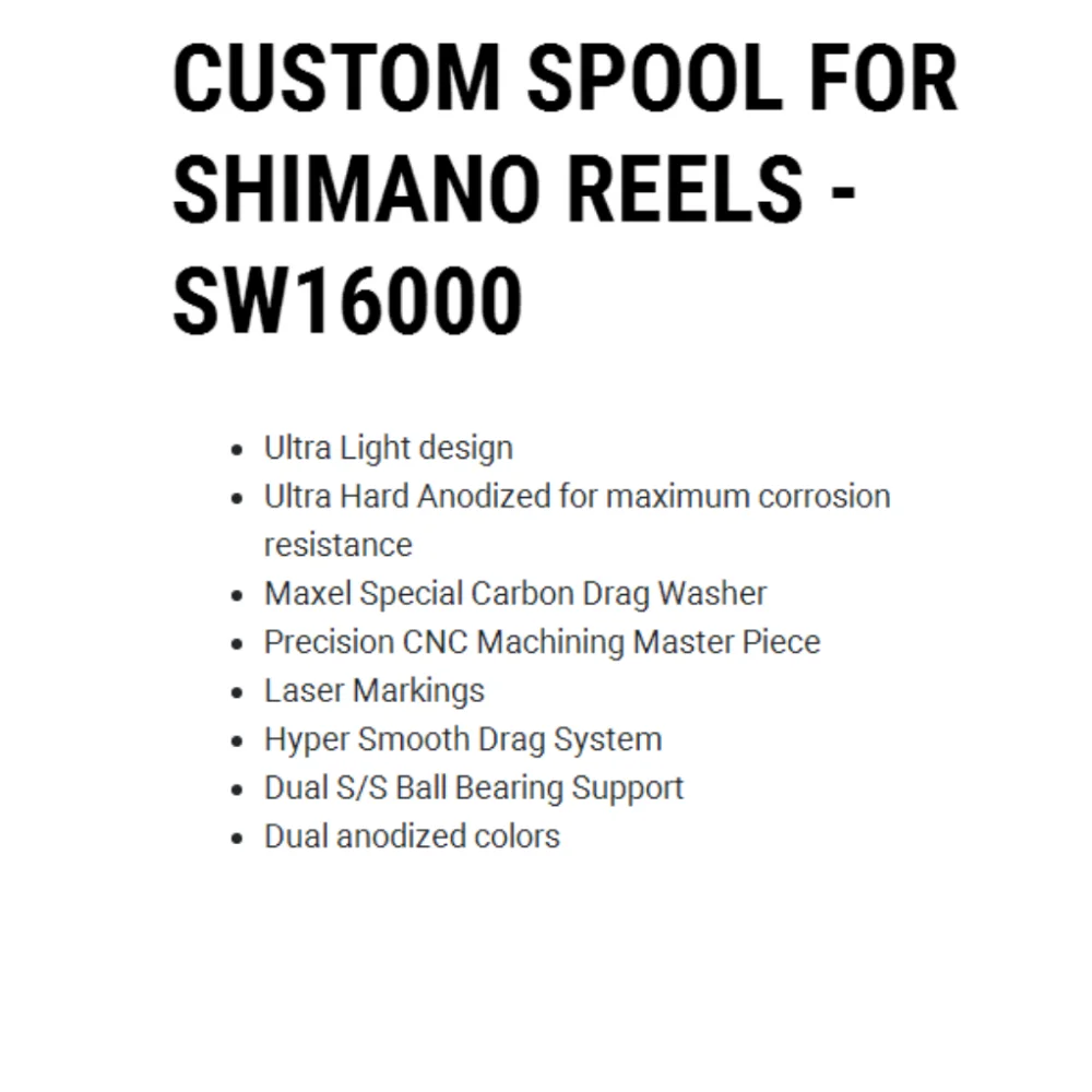 Maxel Custom Parts Spare Spools