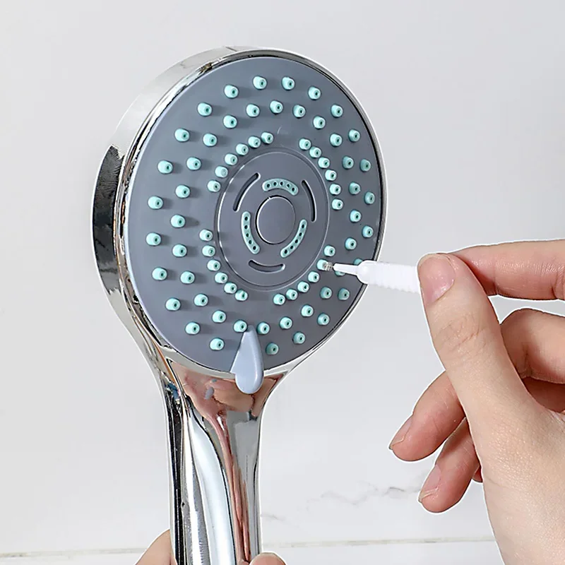 Nylon Small Brush Shower Head Mobile Phone Hole Small Hole Gap Cleaning Brush Household Cleaning Tools Supplies Gadgets