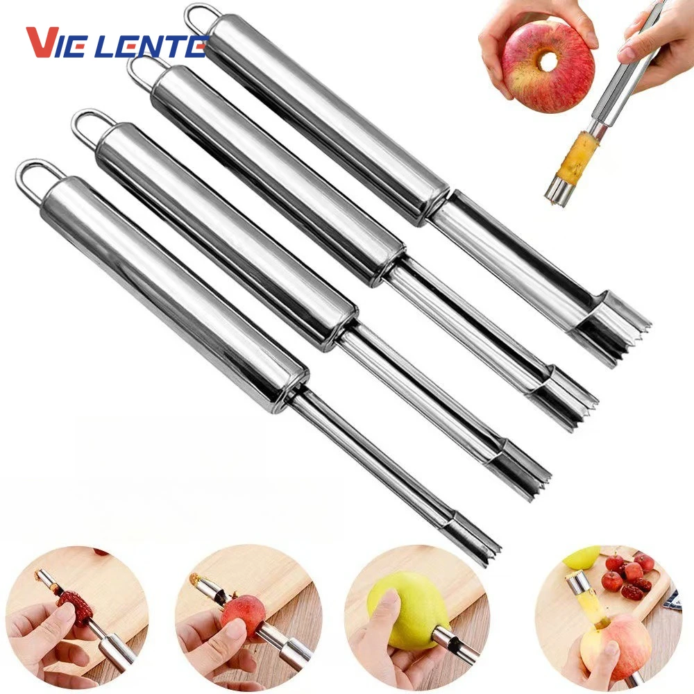 Fruit Core Remover Cutter Kitchen Gadgets Stainles Steel Home Vegetable Tool Apples Red Dates Corers Fruit Core Remove Tool