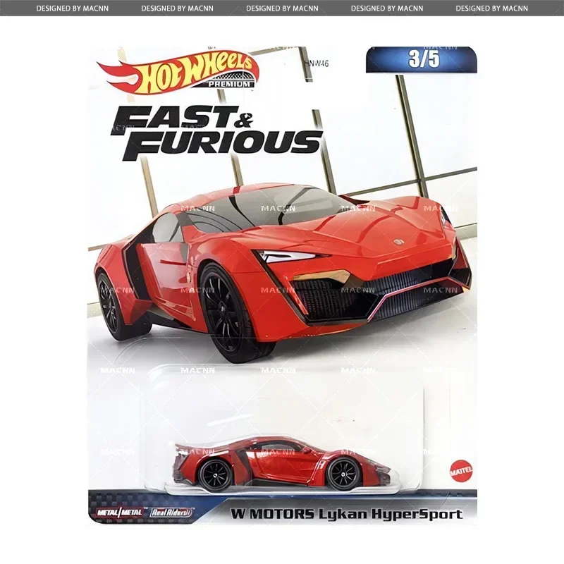 Mattel-Véhicule Hot Wheels Fast and Furious, Toyota W Motors, Collection de jouets pour garçons, Cadeau d\'anniversaire, Original, Premium, HNW46,