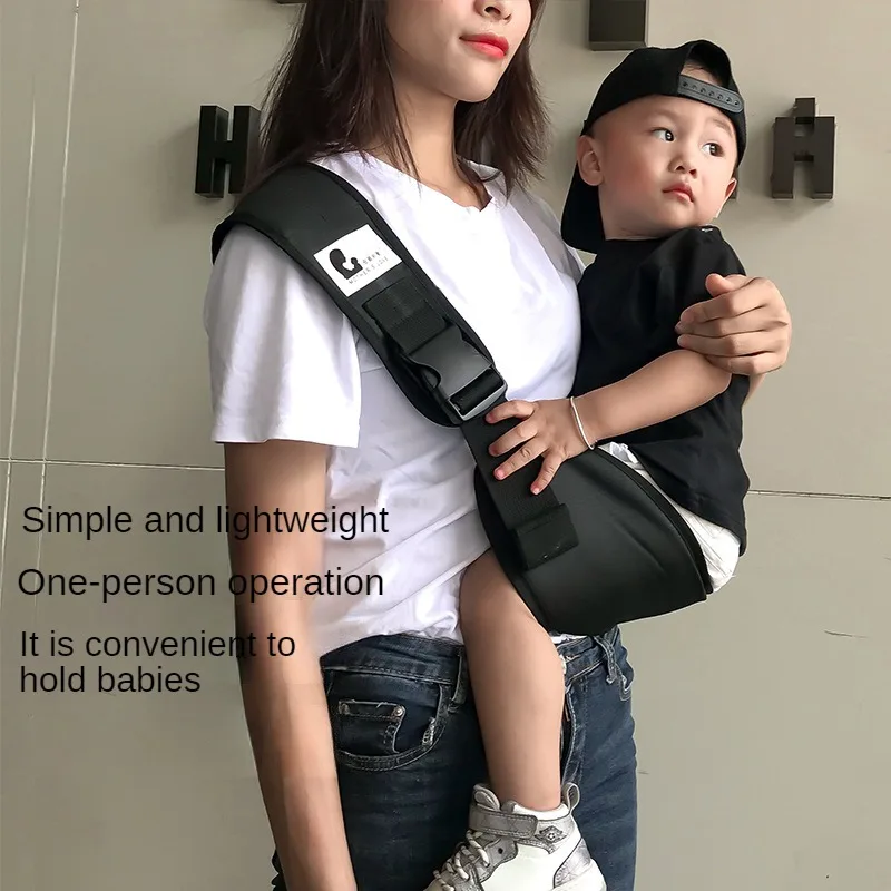 Simple and Multifunctional Baby Crossbody New Pure Cotton Breathable Baby Front Armchair Baby Holding Tool Baby Carrying Strap