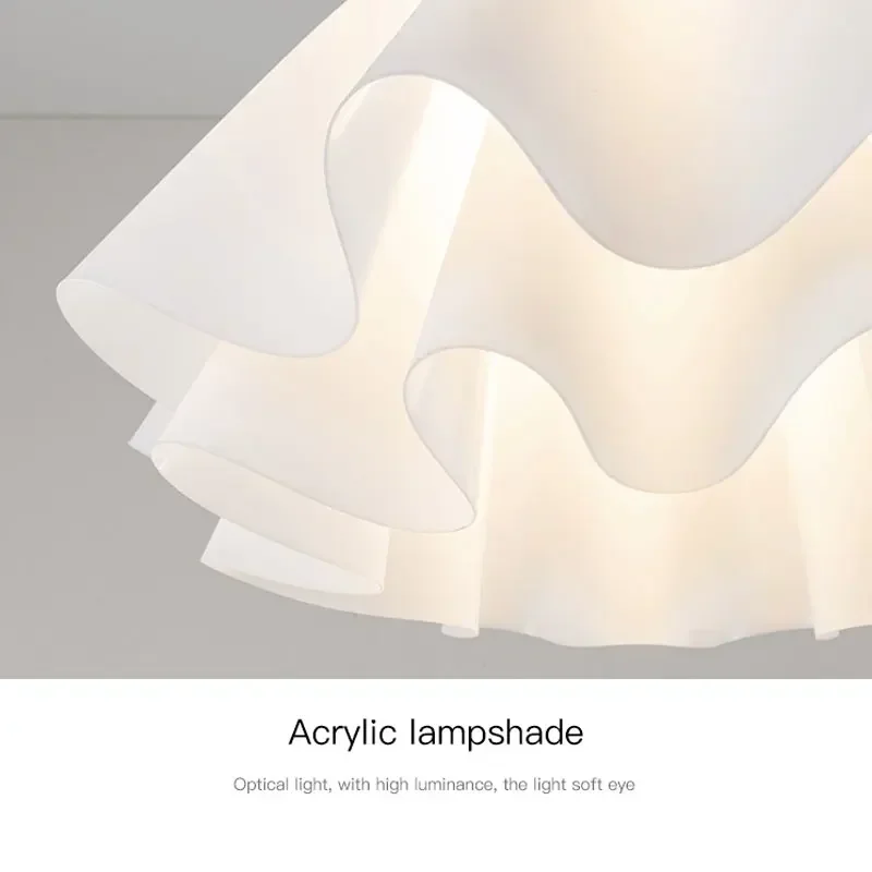 Modern Flower LED Chandeliers For Bedroom High Quality Ceiling Pendant Lamp Bar Living Room Bedroom Nordic Art Ceiling Light