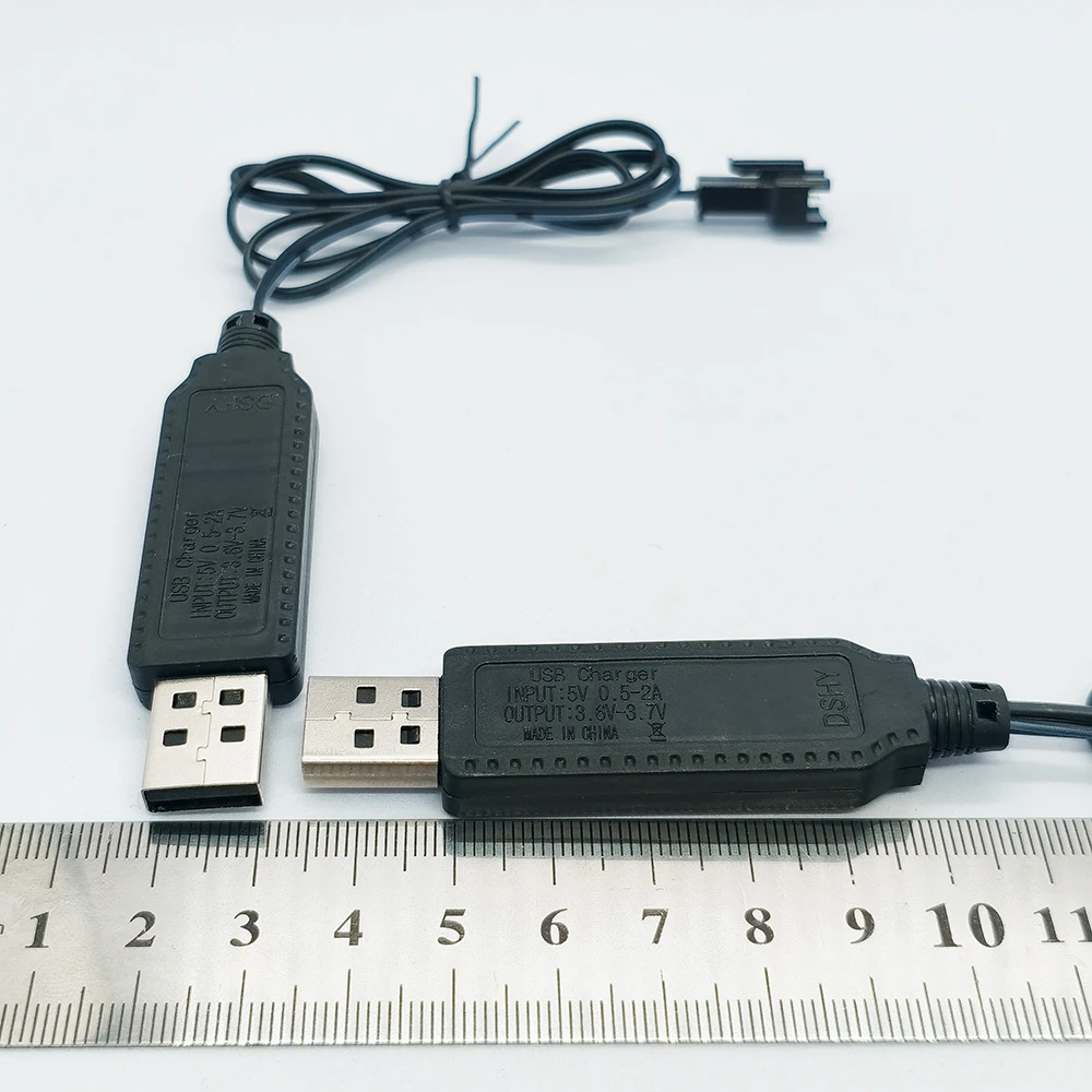 1 Stück 3,7 V/7,4 V USB-Ladekabel mit MX2.0 XH2.54 JST 2P 4P-Schnittstelle, geeignet für elektrisches Spielzeug-Lithium-Batterie-Ladekabel – Detail 3