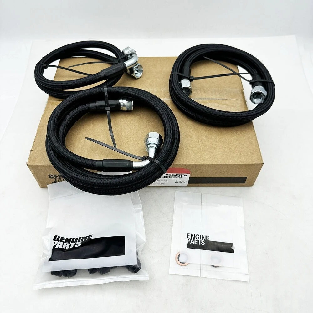 

For Transmission Cooler Hose Line Kit Fits For Dodge Ram Cummins 5.9L 48RE 2003-2007