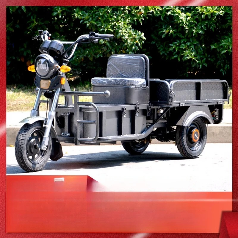 

New electric tricycle load king giant battery car adult 72V