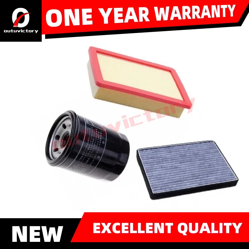 

Car Filter Set for Dongfeng T5 EVO 1.5T Air Conditioner Filter, Cabin Filter, Oil Filter Car Maintenance Parts