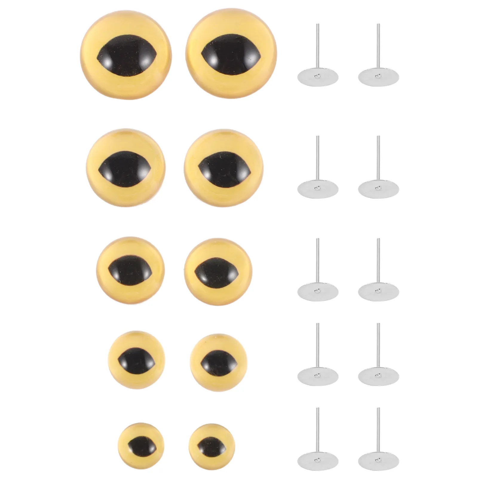 5-pares-de-olhos-de-seguranca-de-vidro-feitos-a-mao-para-gatos-realistas-8mm-10mm-12mm-14mm-16mm-olhos-de-animais-para-feltragem-com-agulha-costura-e-croche