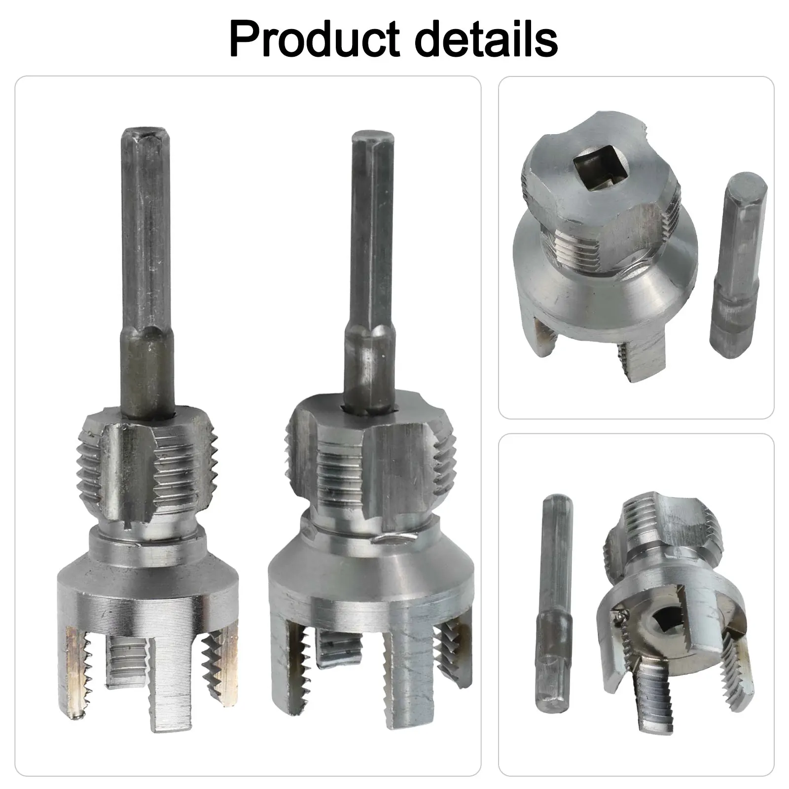 

Internal External Threading Thread Cutting Tool 20MM Integrated Design Plumbing Tool 2-piece Water Pipe Threader