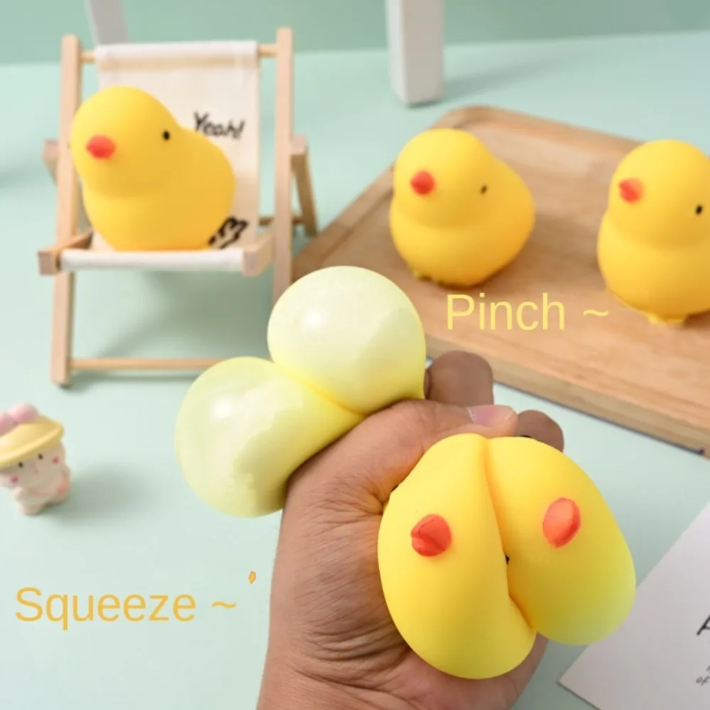

Novelty Little Yellow Chicken Duck Squeeze Toy Rebound Ball Slow Rising Stress Relief Toy Pinch Toy Children Toys Birthday Gift