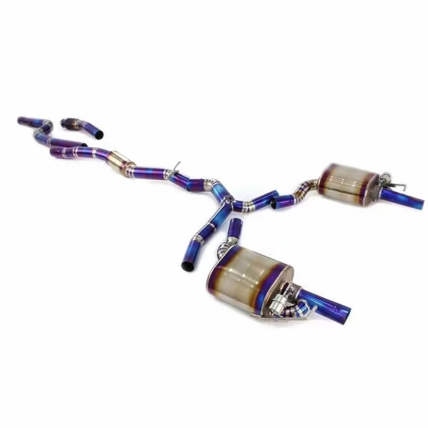 Titanium Alloy Exhaust System For Mercedes Benz W213 E200 E260 E300 2.0T Catback System