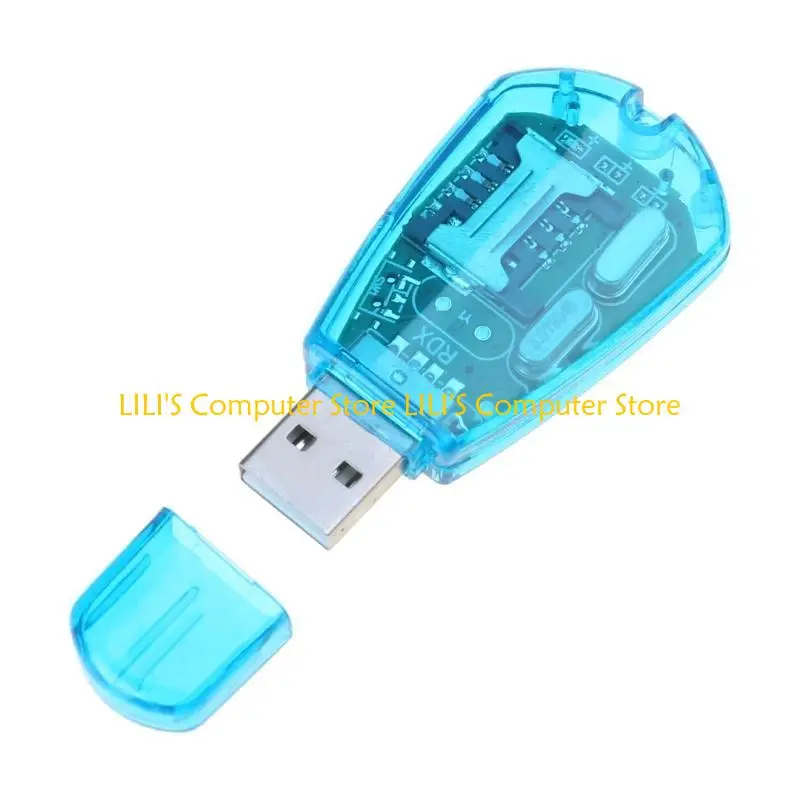 A52B USB الهاتف المحمول القياسية قارئ بطاقة شبيه الكاتب نسخة النسخ الاحتياطي GSM CDMA +
